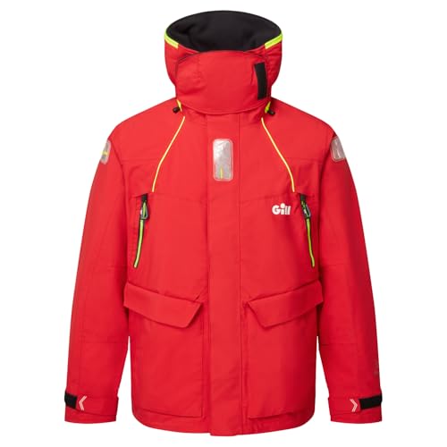 Gill OS2 Offshore/Coastal Sailing Jacket - Red OS26J XL Gill OS2 Offshore/Coastal Sailing Jacket - Red OS26J XL von Gill