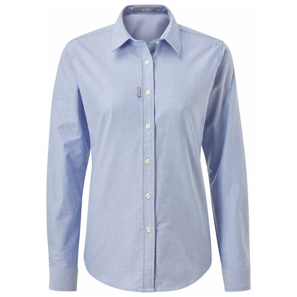 Gill Oxford Long Sleeve Shirt Blau 36 Frau von Gill