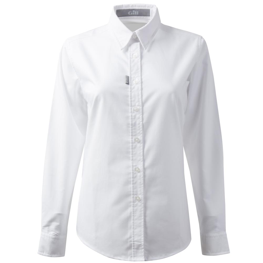 Gill Oxford Long Sleeve Shirt Weiß 40 Frau von Gill