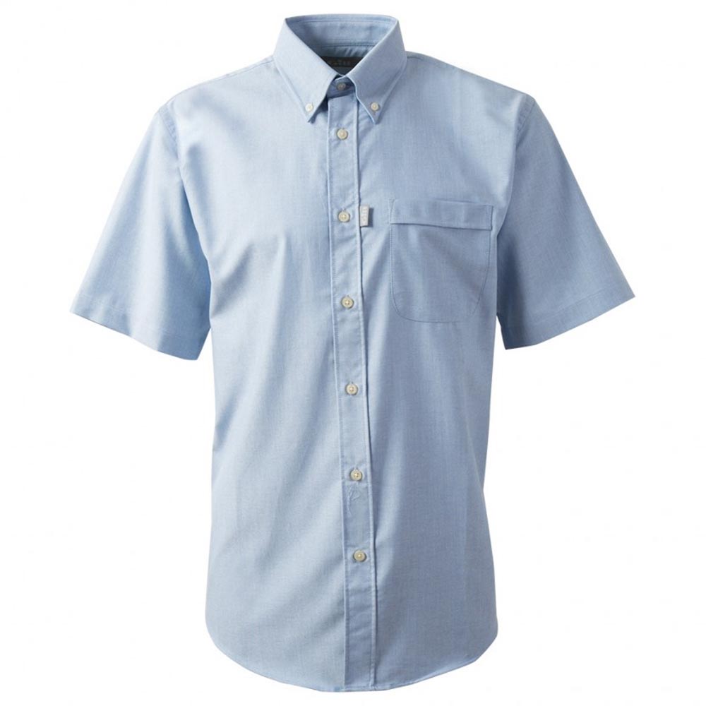 Gill Oxford Short Sleeve Shirt Blau XL Mann von Gill