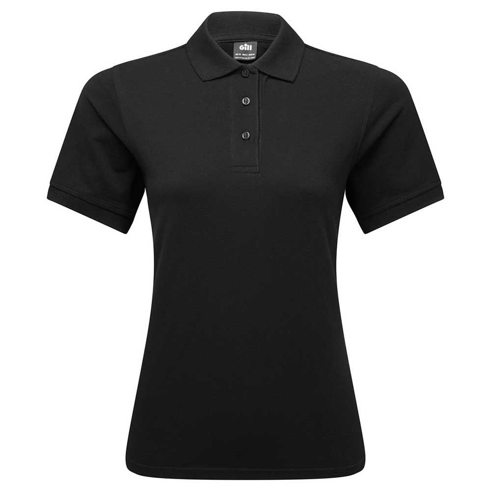 Gill Polo Short Sleeve Polo Schwarz 40 Frau von Gill