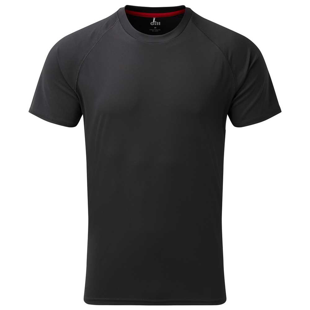 Gill Uv Tec Short Sleeve T-shirt Schwarz 2XL Mann von Gill