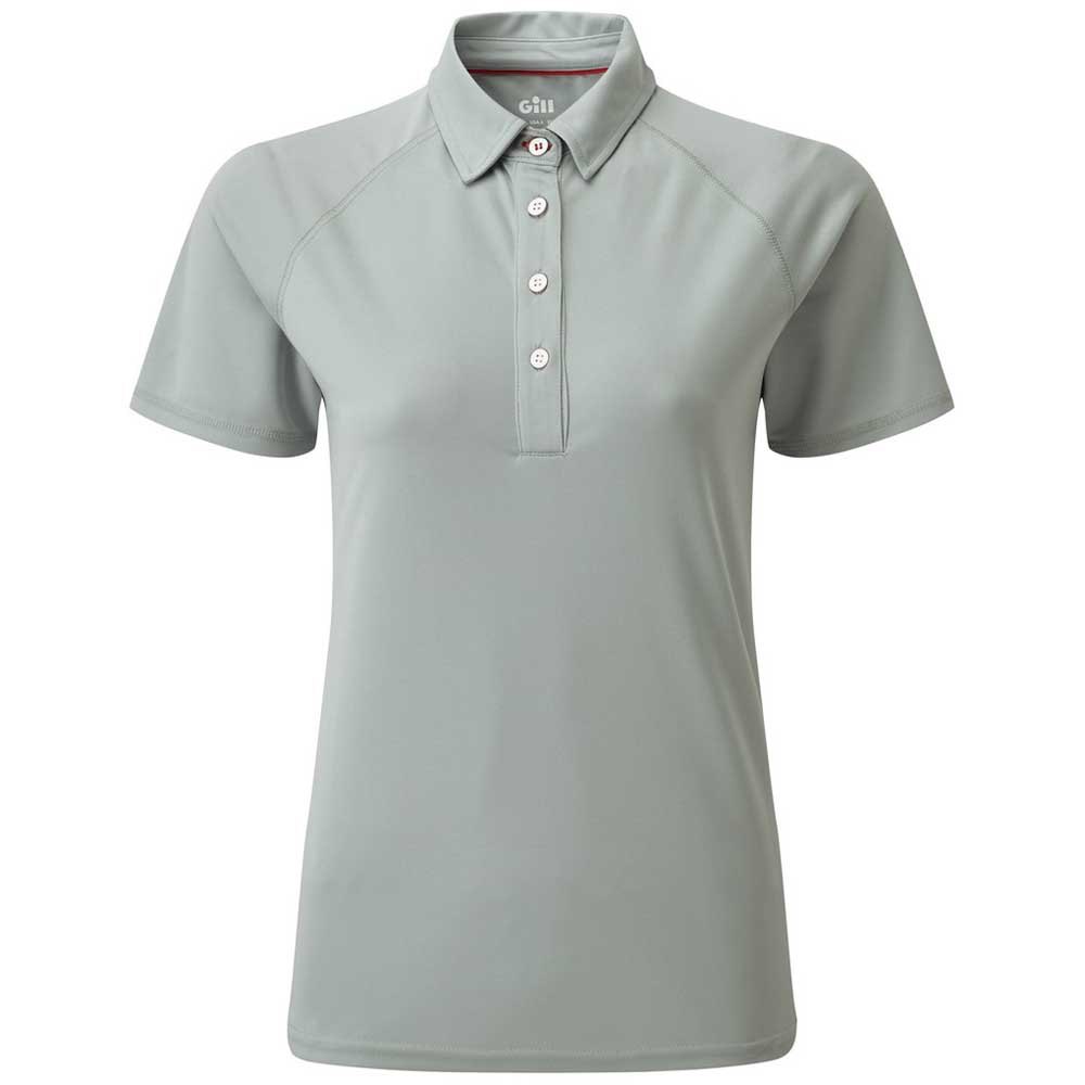 Gill Uv Tec Short Sleeve Polo Grau 46 Frau Gill Uv Tec Short Sleeve Polo Grau 46 Frau von Gill