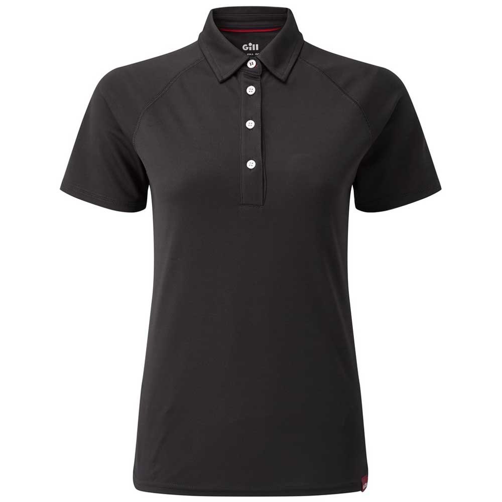 Gill Uv Tec Short Sleeve Polo Schwarz 32 Frau von Gill