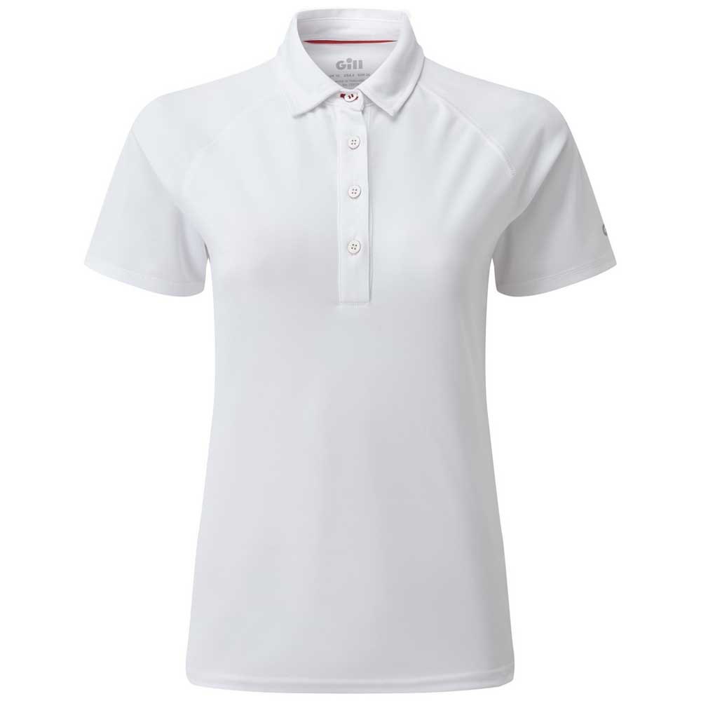 Gill Uv Tec Short Sleeve Polo Weiß 42 Frau von Gill