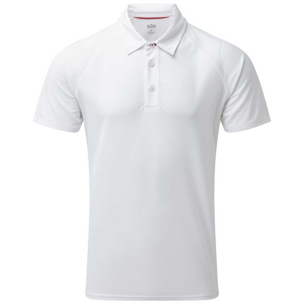 Gill Uv Tec Short Sleeve Polo Weiß 2XL Mann von Gill