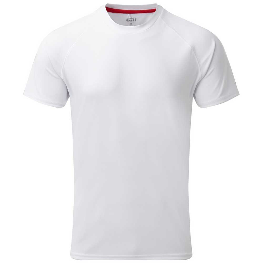 Gill Uv Tec Short Sleeve T-shirt Weiß 2XL Mann von Gill