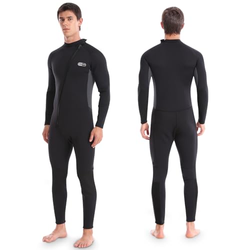 Neoprenanzug für Herren, Neopren Herren Tauchanzüge Neoprenanzug Herren Lang, 3mm Neoprenanzug Herren Wetsuit für Tauchen Surfen Schnorcheln Kajakfahren Neoprenanzug für Herren, Neopren Herren Tauchanzüge Neoprenanzug Herren Lang, 3mm Neoprenanzug Herren Wetsuit für Tauchen Surfen Schnorcheln Kajakfahren von Gimilife
