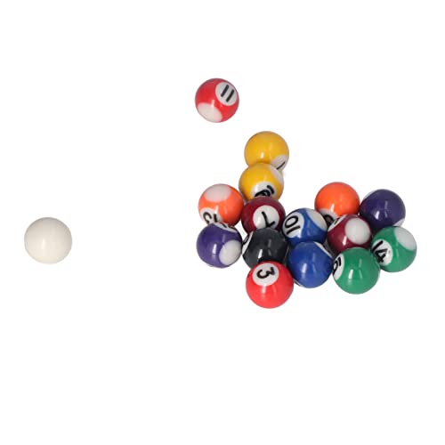 Gind Mini-Billardkugeln, 16 Stück, 25 mm, Kunstharz, für Mini-Billiardtische Gind Mini-Billardkugeln, 16 Stück, 25 mm, Kunstharz, für Mini-Billiardtische von Gind
