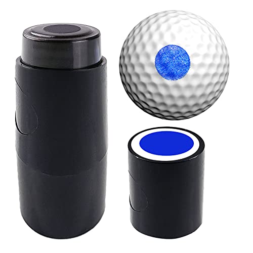 Ginfonr Golfball Stempel Stempelmarker, Golf Ball Stamper, Schnell Trocknende Langlebiges Golfball Stempel Marker, Professionelles, Nicht Verblassendes Plastik Silikon Golfball Stempelsiegel von Ginfonr