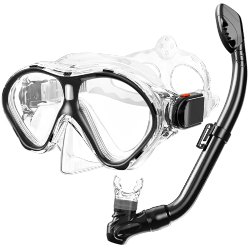 Gintenco Schnorchelset Kinder, Taucherbrille Kinder mit Trockenschnorchel Panorama-Weitsicht-Tauchmaske Anti-Fog Trockenschnorchelset wasserdichte Schnorchelbrillen Schnorcheln Set Gintenco Schnorchelset Kinder, Taucherbrille Kinder mit Trockenschnorchel Panorama-Weitsicht-Tauchmaske Anti-Fog Trockenschnorchelset wasserdichte Schnorchelbrillen Schnorcheln Set von Gintenco