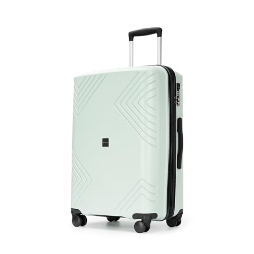 GinzaTravel Gepäck, Hardside, erweiterbar, Gepäck-Set, großer Koffer mit Rollen, TSA-Schloss, Mintgrün, Carry-on Luggage 20inch, Modern von GinzaTravel