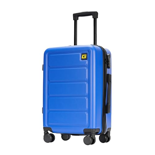 GinzaTravel Gepäck-Sets, Hartschalenkoffer mit Rollen, Klein Blau, 26inch von GinzaTravel