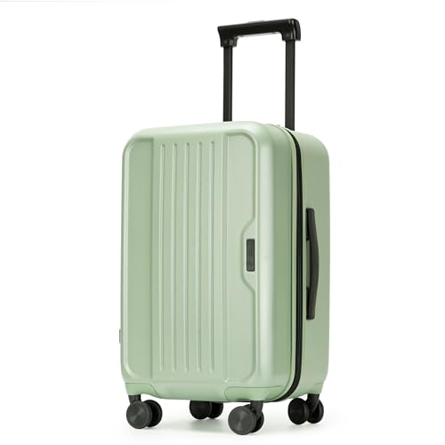 GinzaTravel Kofferraum-Gepäck-Sets, 30 Zoll dreiteiliges Set, kratzfeste Textur, leichtes PC-Material, TSA-Schloss, Avocadogrün, Carry-On 20-Inch von GinzaTravel