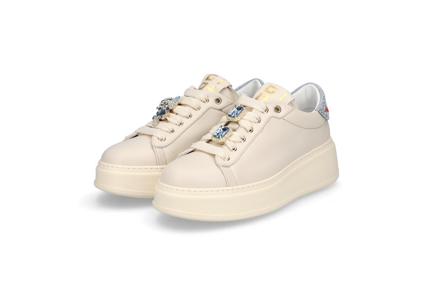Gio+ Gio+ Damen Sneaker beige Sneaker Gio+ Gio+ Damen Sneaker beige Sneaker von Gio+