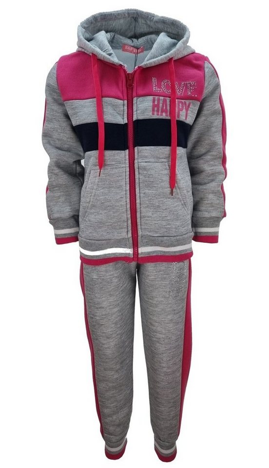 Girls Fashion Jogginganzug Sweatanzug, Freizeitset, Kapuzen Jacke + Jogginghose, MF05 von Girls Fashion