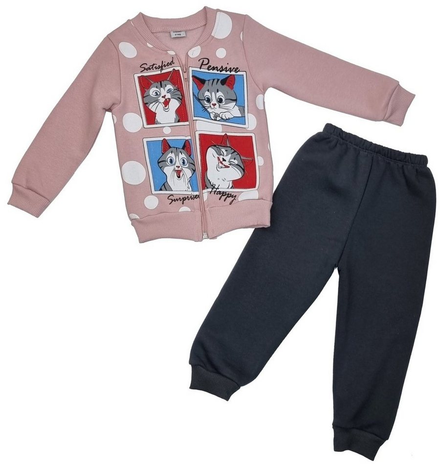 Girls Fashion Sweatanzug Sweatanzug Freizeitanzug Jogginganzug Mädchen ks5209 von Girls Fashion