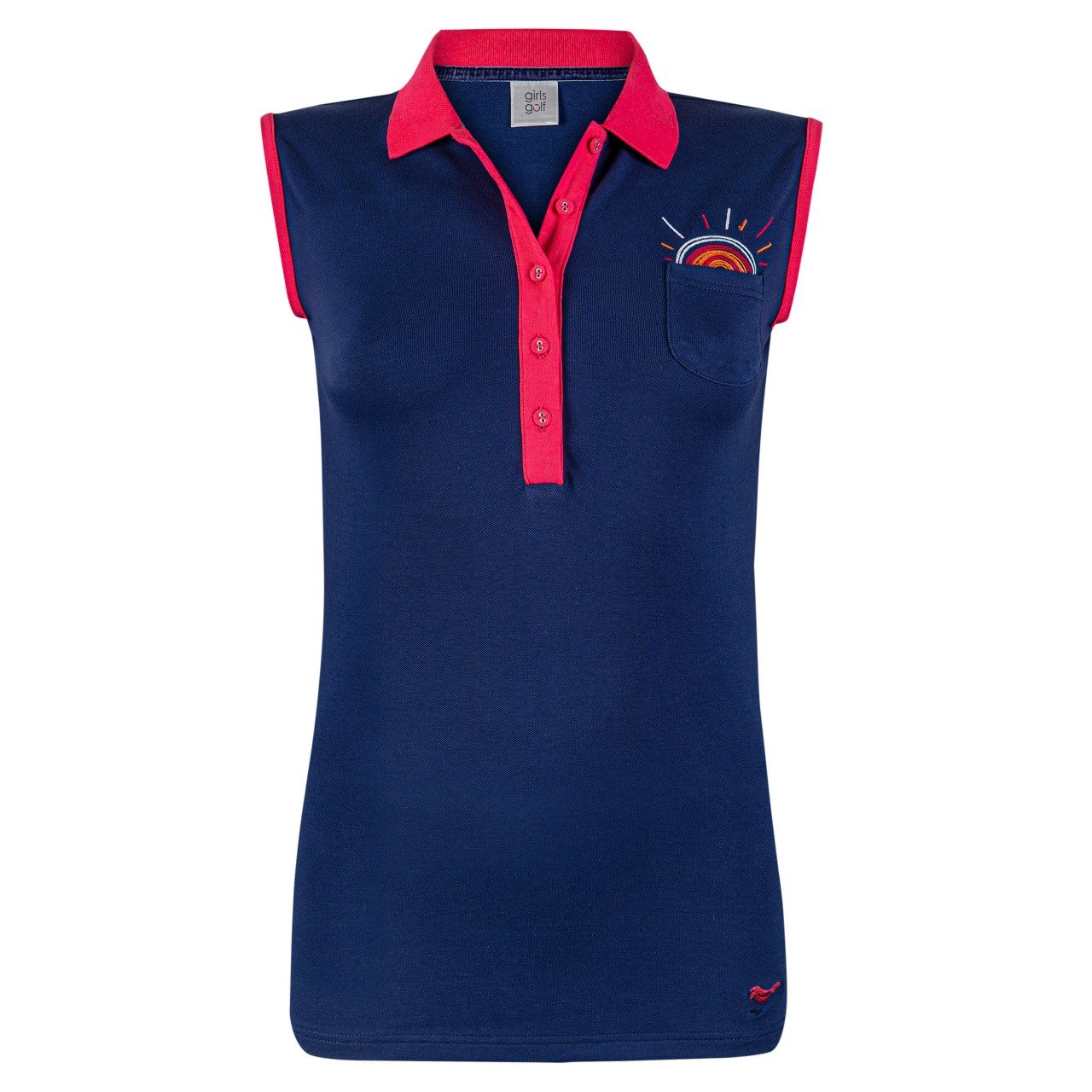 Girls Golf Mini Sunrise Sleeveless Polo Damen Girls Golf Mini Sunrise Sleeveless Polo Damen von Ekomi