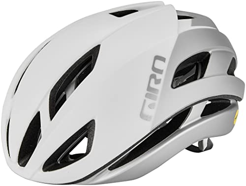 Giro Bike Unisex – Erwachsene Eclipse Spherical Helme, Matte White/Silver 22, L von Giro
