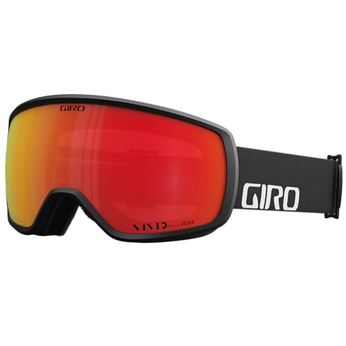 Giro Balance II Schneebrille – schwarze Wordmark – lebendige Glutgläser von Giro