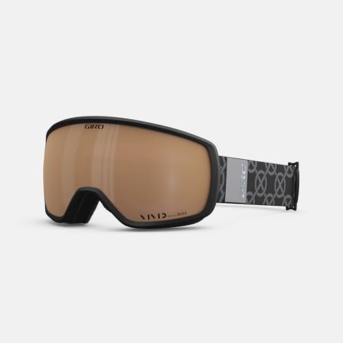 Giro Balance II Skibrille - Snowboardbrille für Herren, Damen und Jugend - Schwarzes Monogrammband mit lebendiger Kupferlinse von Giro