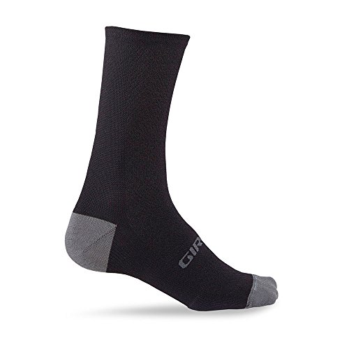 Giro Bike Herren HRC+ Merino Socken, Schwarz/Charcoal, L von Giro