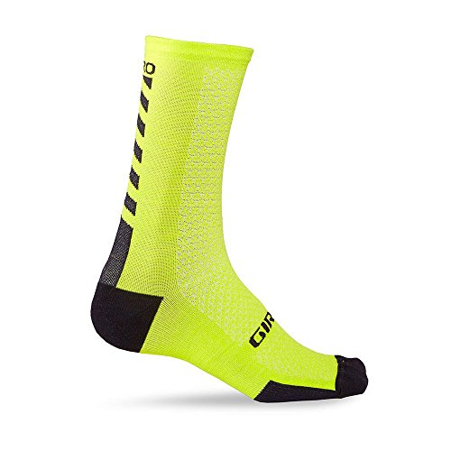 Giro Bike Hrc+ Merino Socken Bright Lime/Black 22 XL von Giro