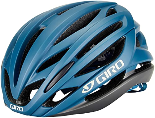 Giro Bike Unisex – Erwachsene Syntax Fahrradhelme, Matte Harbor Blue 22, L von Giro