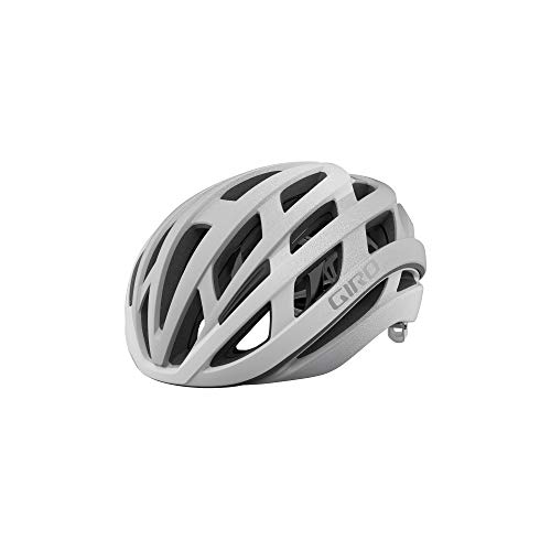 Giro Bike Unisex – Erwachsene Helios Spherical Helme, Matte White/Silver Fade 22, L von Giro