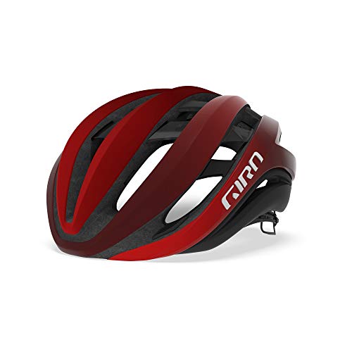 Giro Nine Fahrradhelm, mat Bright red/Dark red/Black, Small/51-55 cm von Giro
