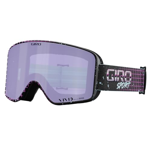 Giro Method Skibrille - Snowboardbrille für Herren, Damen und Jugend - Purple Syndrome Strap mit Vivid Haze/Vivid Infrarot Gläsern von Giro