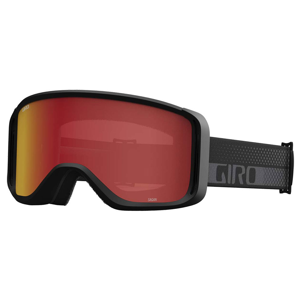 Giro Sagen Woman Ski Goggles Schwarz Amber Scarlet/CAT2+Yellow/CAT1 von Giro