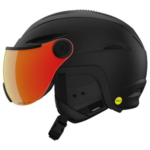 Giro Snow Unisex – Erwachsene VUE MIPS Vivid Skihelm, Matte Black, L von Giro