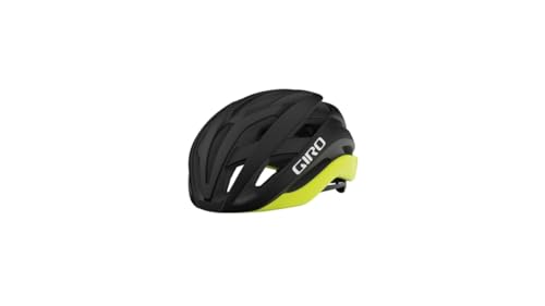 Giro Unisex – Erwachsene Cielo MIPS Helme, Matte Black/Highlight Yellow, M von Giro