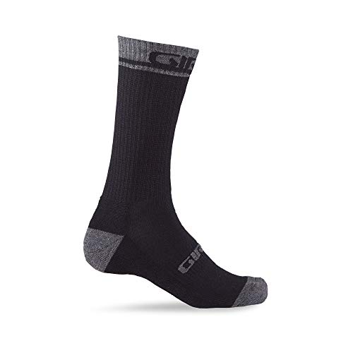 Giro Bike Herren Merino Socken, M, Black/Dark Shadow 22 von Giro Bike