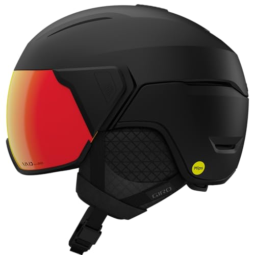 Giro Unisex – Erwachsene Orbit Helme, Matte Black Vivid Ember, L von Giro