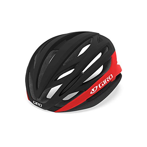 Giro Unisex – Erwachsene Syntax MIPS Fahrradhelm Road, Matte Black/Bright red, L (59-63cm) von Giro