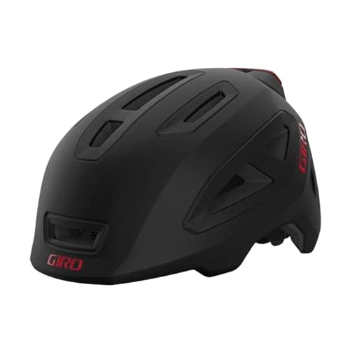 Giro Unisex Jugend Scamp II Helme, Matte Black/red, XS von Giro