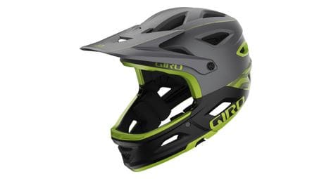 helm mit abnehmbarem kinnteil giro switchblade mips grau grun matt von Giro