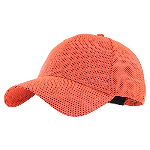 Gisdanchz Basecap Damen Trucker Caps Herren Trucker Caps Herren Cappy Männer Basecap Damen Cap Schwarz Laufmütze Laufkappe Running Cap Sport Hat Kappe Sonnenhut Damen Schirmmütze Mützen Orange von Gisdanchz