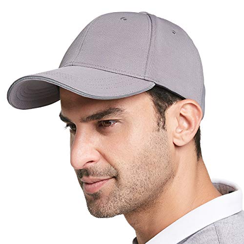 Gisdanchz Cappy Männer CAPI Herren Men Baseball Cap Mützen Basecap Herren Mütze Baumwolle Baseballkappe Cappi Herren Cappy Mütze Schwarz Kappen Manner Cappy Männer Baseballcap Dunkelgrau von Gisdanchz