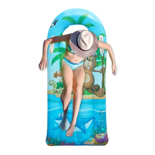 Pool-Schwimmbrett | Strand-Wasserspielzeug | Aufblasbares Bodyboard für Kinder, Sommer-Poolspielzeug, leichtes Schwimmbrett, tragbares Wasserspielzeug für Kinder, Wasserspielbrett von Gitekain