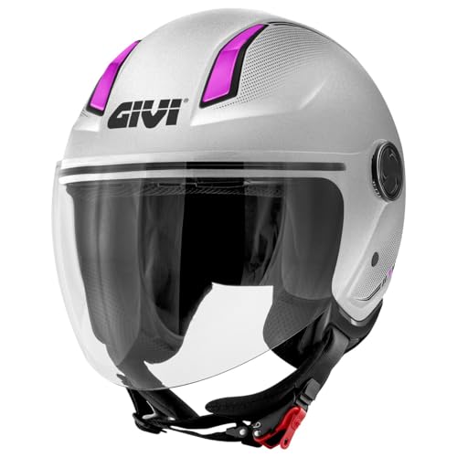 GIVI demi jet helmet 11.7 silver H117BG77955 size S von Givi