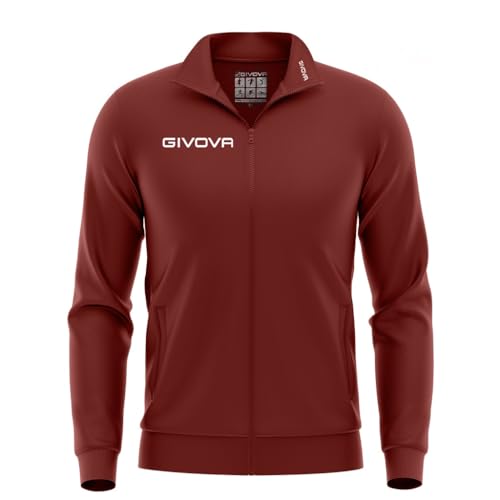 GIVOVA Herren Giacca Polarfleece Mono 500 Sweatshirt, Grenat, von Givova