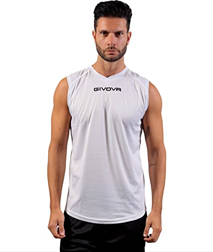 GIVOVA Herren Shirt Smanicato ONE Ärmellos, weiß, L GIVOVA Herren Shirt Smanicato ONE Ärmellos, weiß, L von Givova