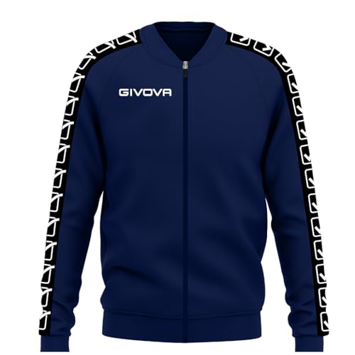 Givova Unisex College Band Jacke, Blau, 3XL Givova Unisex College Band Jacke, Blau, 3XL von Givova