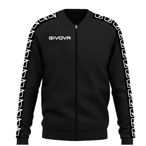 Givova Unisex College Band Jacke, Schwarz, 3XL Givova Unisex College Band Jacke, Schwarz, 3XL von Givova