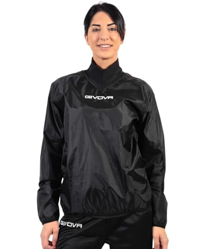 GIVOVA Unisex Coupe-vent sportif Jacke, Noir, GIVOVA Unisex Coupe-vent sportif Jacke, Noir, von Givova