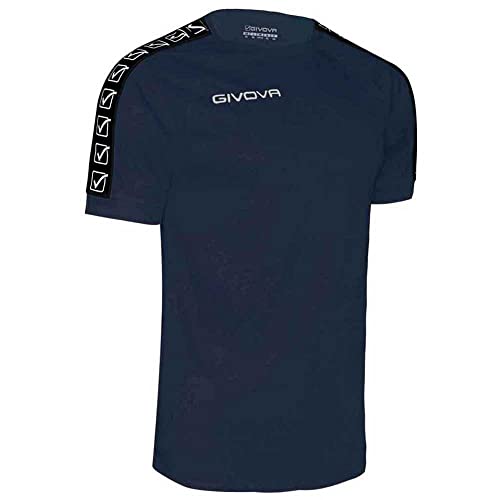 GIVOVA Unisex T-Shirt Cotton Band t Shirt Damen, Bleu, von Givova