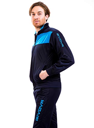 Givova Unisex Visa Suit Anzug, blau / türkis, M EU Givova Unisex Visa Suit Anzug, blau / türkis, M EU von Givova